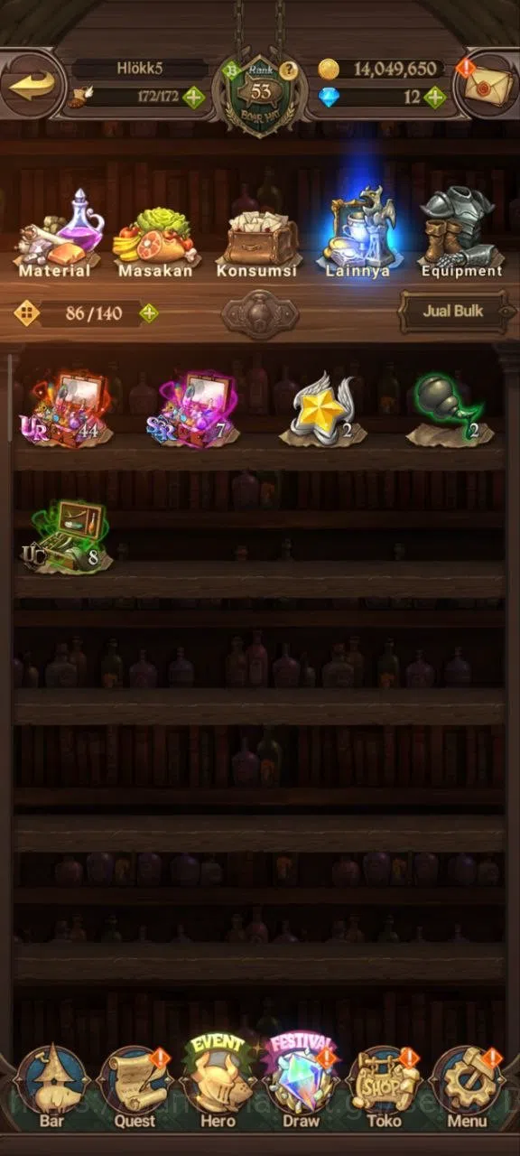 The Seven Deadly Sins: Grand Cross Accounts Endgame GLOBAL|1.08M CC|1LR Roxy|UR Salos,Despair 14