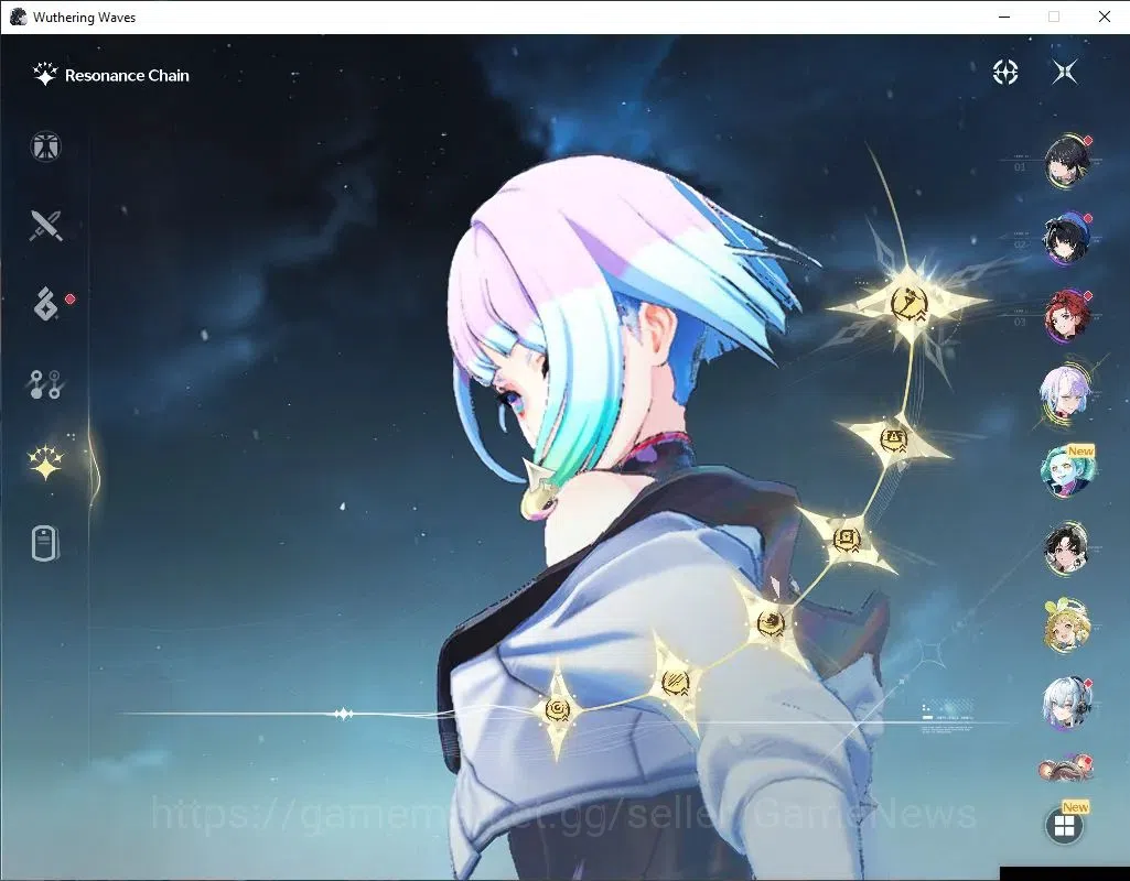 Wuthering Waves Accounts SEA|UL 48|2 Limited|Lucy R6+Sign,Rebecca|154 Lustr image 3