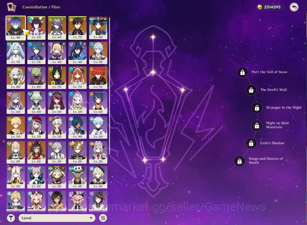 Genshin Impact Accounts ASIA|AR55|8Limited+2(*5Weapon)|Flins,Lauma,Wandere image 15