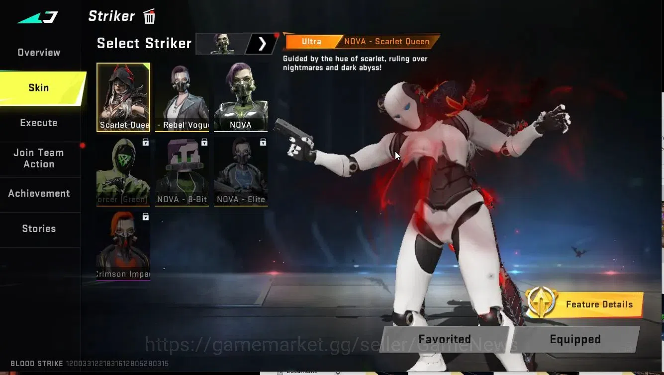 Blood Strike Accounts ASIA|ULTRA[NOVA-Scarlet Queen]|Colab BLEACH[Byakuy image 4