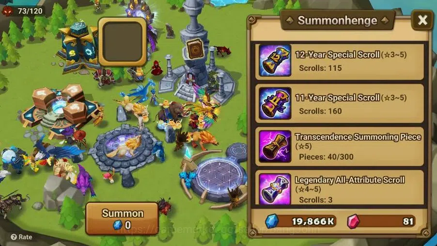 Summoners War: Sky Arena Accounts Starter GLOBAL | NB 5 TESHAR,Starter Gacha 115 12Y+160 11Y Scrool, 3 Legendary All 3