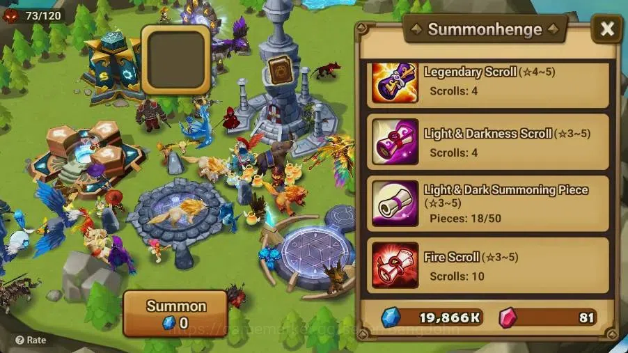 Summoners War: Sky Arena Accounts Starter GLOBAL | NB 5 TESHAR,Starter Gacha 115 12Y+160 11Y Scrool, 3 Legendary All 4