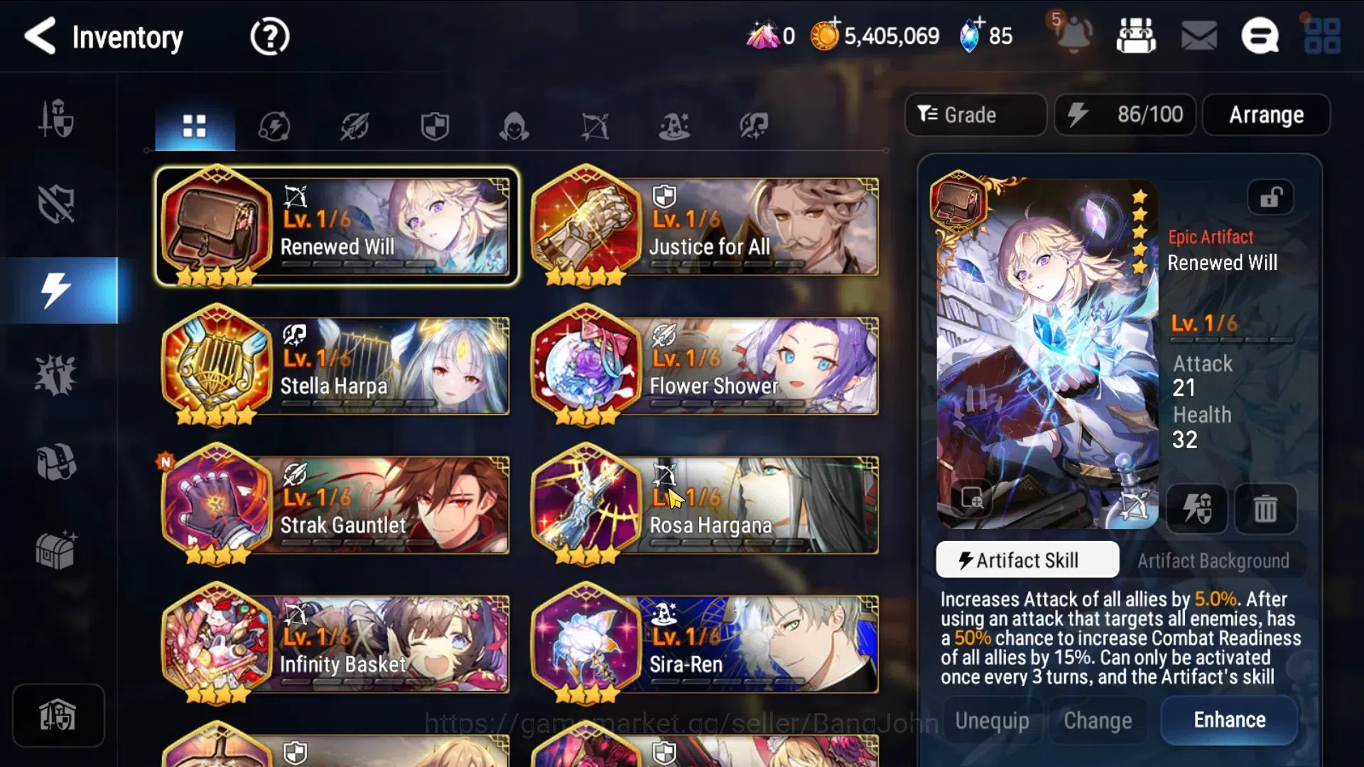Epic Seven Accounts Global Unverif | Fresh Starter|2 ML (Rhianna & Luc image 3