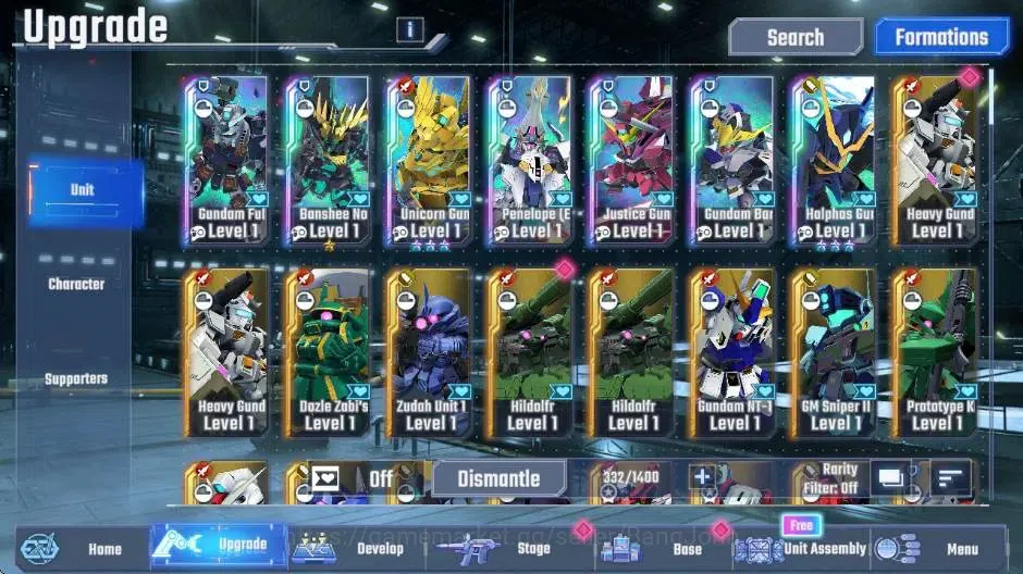 SD Gundam G Generation ETERNAL Accounts Global Rank01 |FreshStory|16K+ Diamond| 2MLB Unico image 1