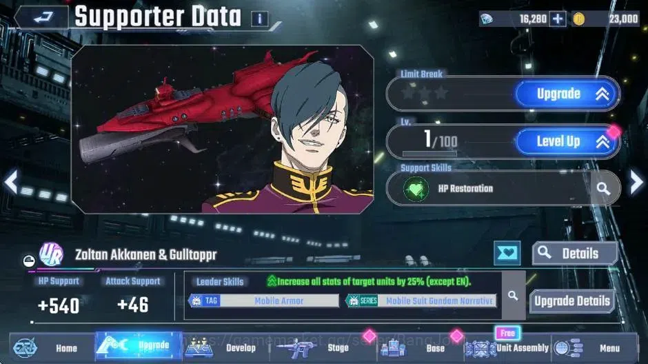 SD Gundam G Generation ETERNAL Accounts Global Rank01 |FreshStory|16K+ Diamond| 2MLB Unico image 3
