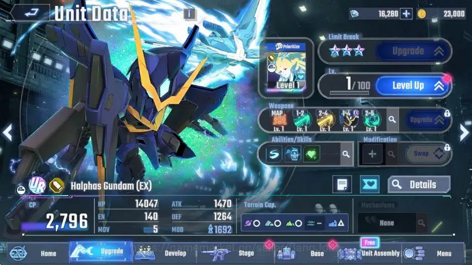SD Gundam G Generation ETERNAL Accounts Global Rank01 |FreshStory|16K+ Diamond| 2MLB Unico image 5