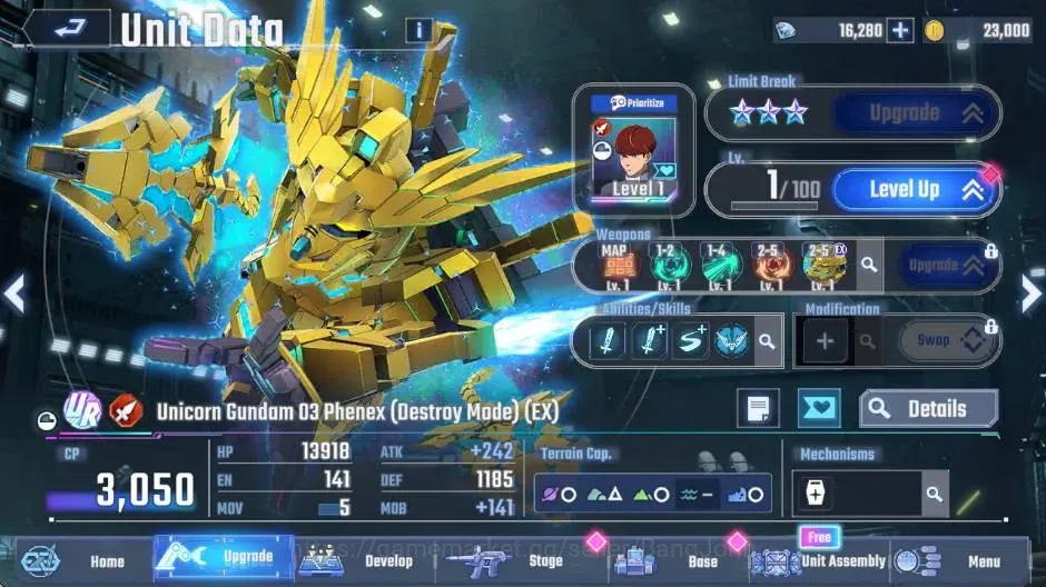SD Gundam G Generation ETERNAL Accounts Global Rank01 |FreshStory|16K+ Diamond| 2MLB Unico image 6