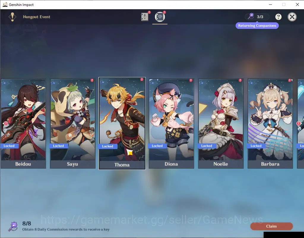 Genshin Impact Accounts ASIA | AR 48 | BD Unset | 2 Limited [Nefer,Lauma]  image 16