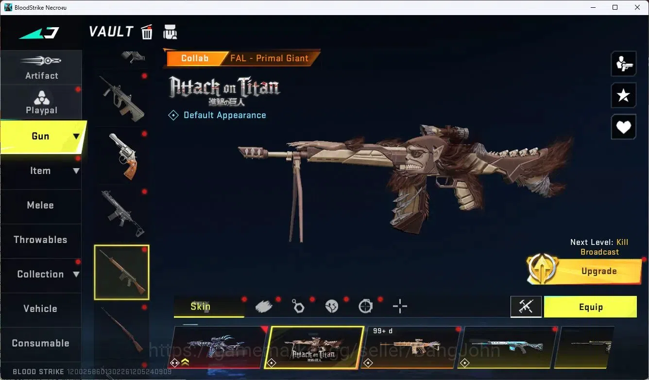 Blood Strike Accounts [ASIA] 3 EVO GUN | 5 ETERNAL GUN |2 ULTRA GUN  |5  image 15