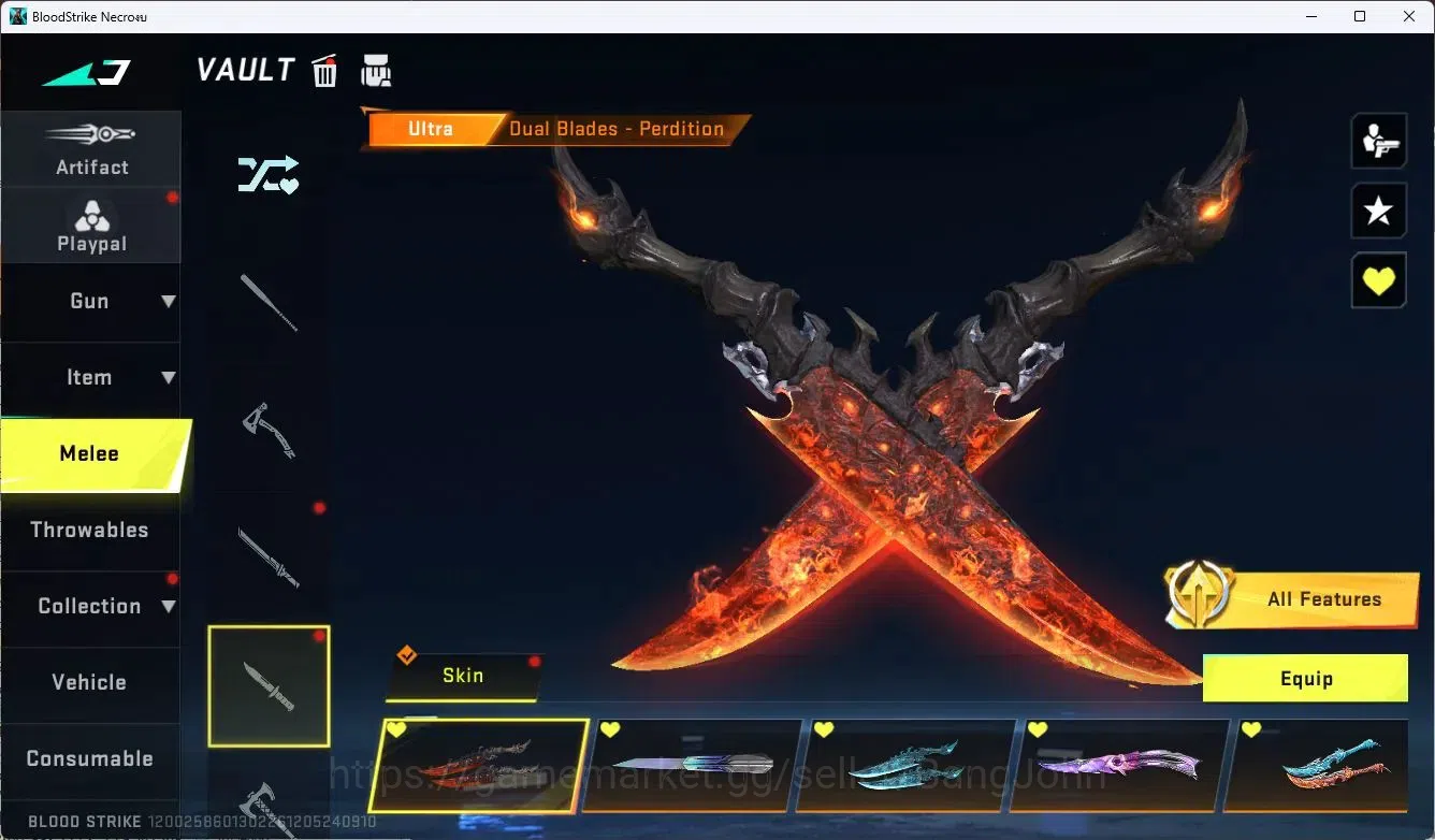 Blood Strike Accounts [ASIA] 3 EVO GUN | 5 ETERNAL GUN |2 ULTRA GUN  |5  image 19