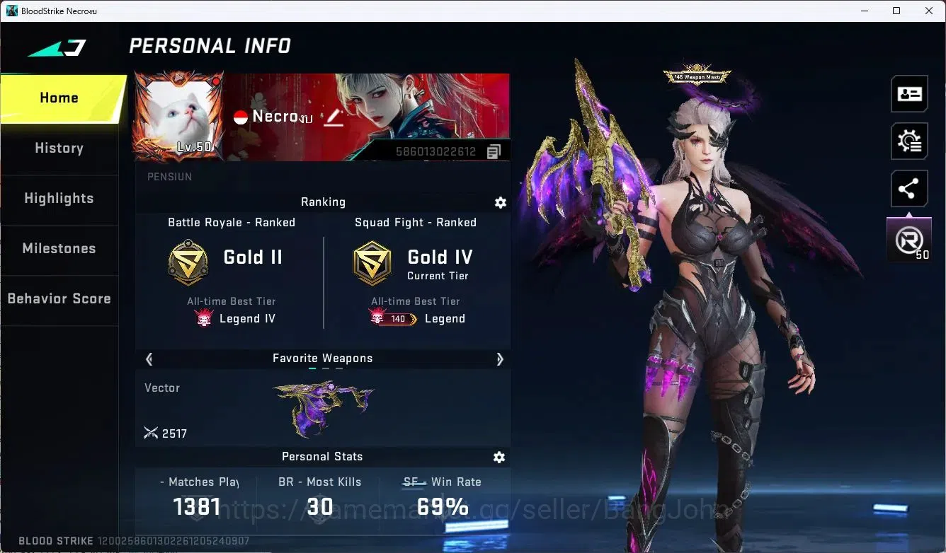 Blood Strike Accounts [ASIA] 3 EVO GUN | 5 ETERNAL GUN |2 ULTRA GUN  |5  image 2