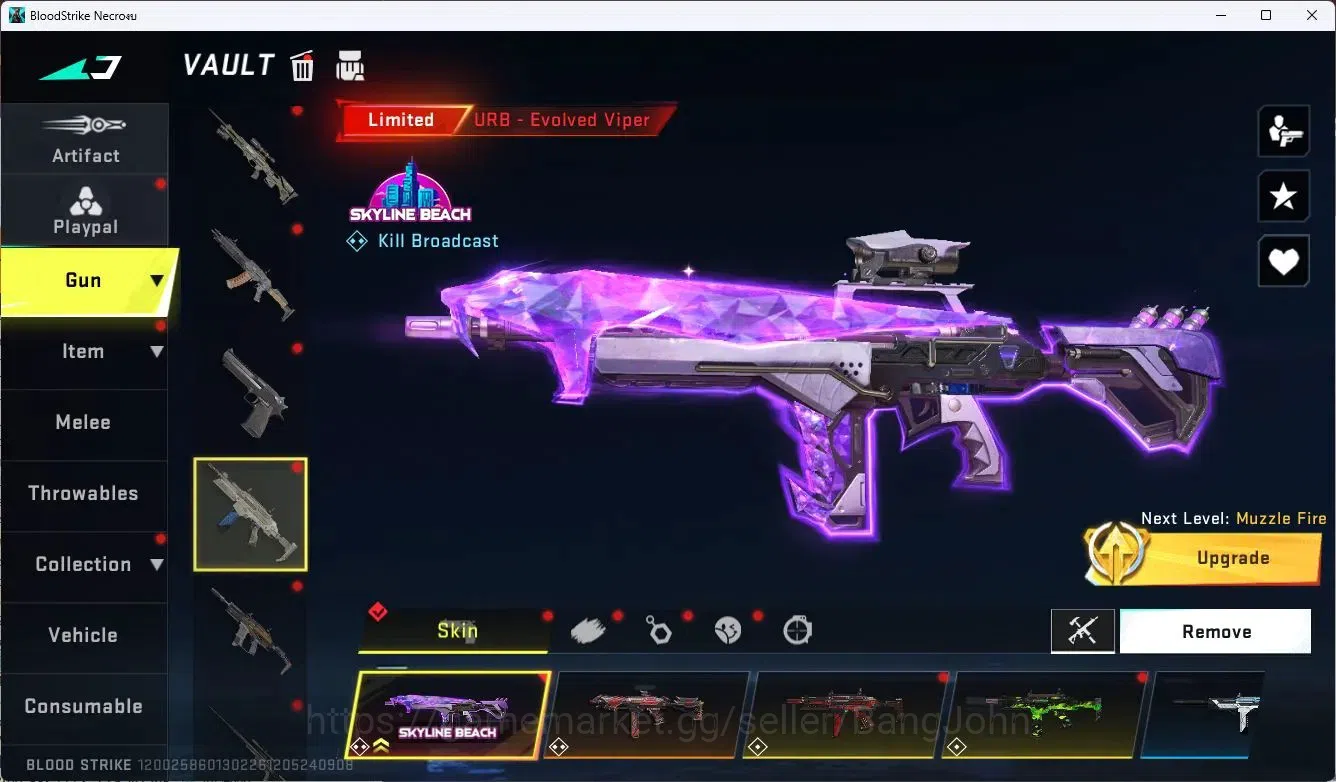 Blood Strike Accounts [ASIA] 3 EVO GUN | 5 ETERNAL GUN |2 ULTRA GUN  |5  image 9