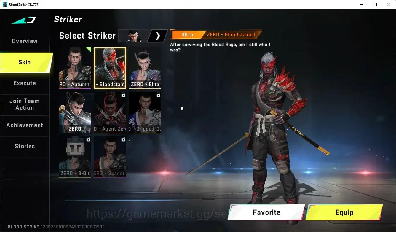 Blood Strike Accounts ASIA|6 ULTRA [Emma-Enforcer,Zero,Blast,M4A1,Vector image 5