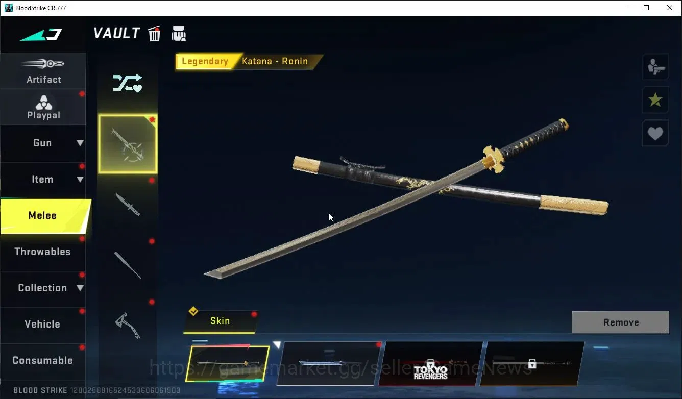 Blood Strike Accounts ASIA|6 ULTRA [Emma-Enforcer,Zero,Blast,M4A1,Vector image 6