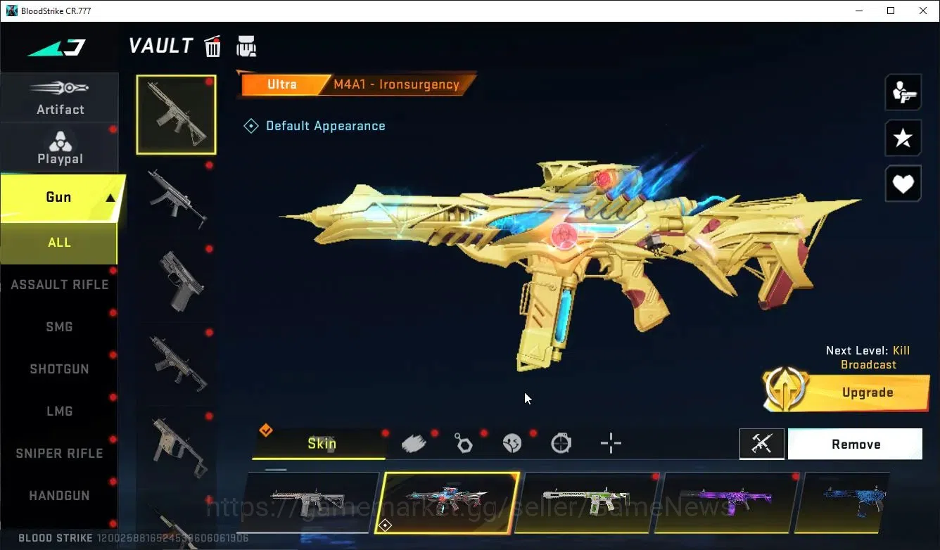 Blood Strike Accounts ASIA|6 ULTRA [Emma-Enforcer,Zero,Blast,M4A1,Vector image 7