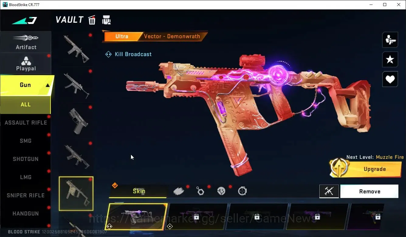 Blood Strike Accounts ASIA|6 ULTRA [Emma-Enforcer,Zero,Blast,M4A1,Vector image 8