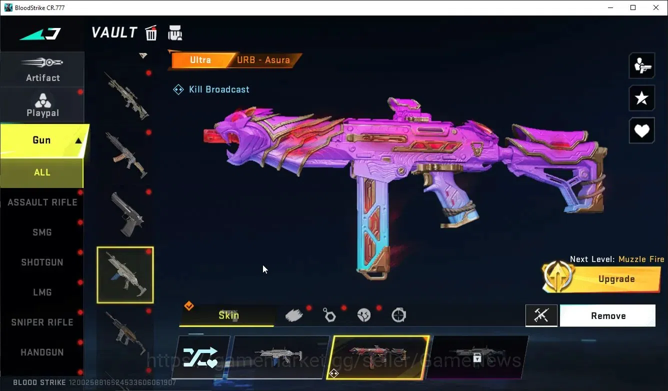 Blood Strike Accounts ASIA|6 ULTRA [Emma-Enforcer,Zero,Blast,M4A1,Vector image 9