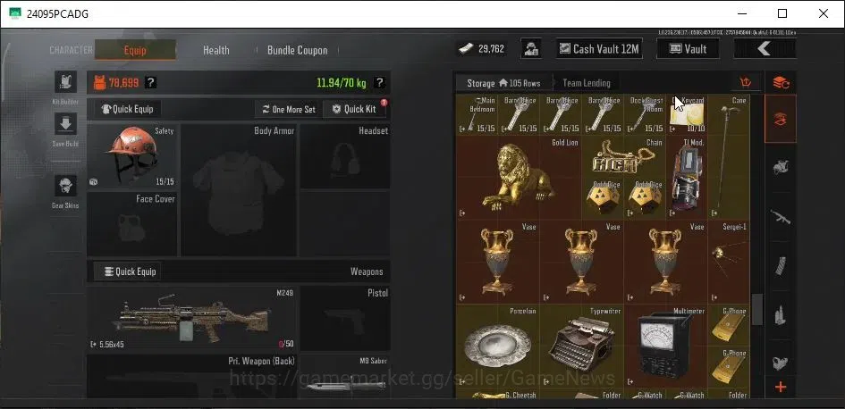 Arena Breakout Accounts High-End MOBILE Lv30|SV 27M|CV 12M|Peace Set|Groza SS,Scarl SS,AK12 GM,MK14 HEP,Mosin ET|CN Off|Log 5