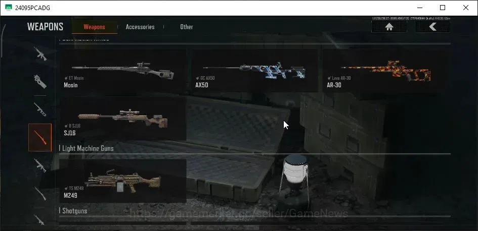 Arena Breakout Accounts High-End MOBILE Lv30|SV 27M|CV 12M|Peace Set|Groza SS,Scarl SS,AK12 GM,MK14 HEP,Mosin ET|CN Off|Log 8