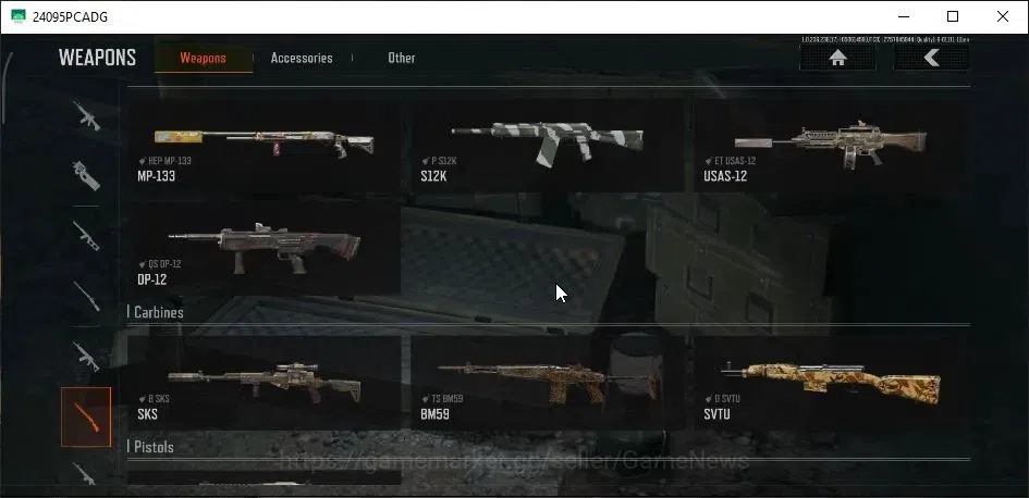 Arena Breakout Accounts High-End MOBILE Lv30|SV 27M|CV 12M|Peace Set|Groza SS,Scarl SS,AK12 GM,MK14 HEP,Mosin ET|CN Off|Log 9