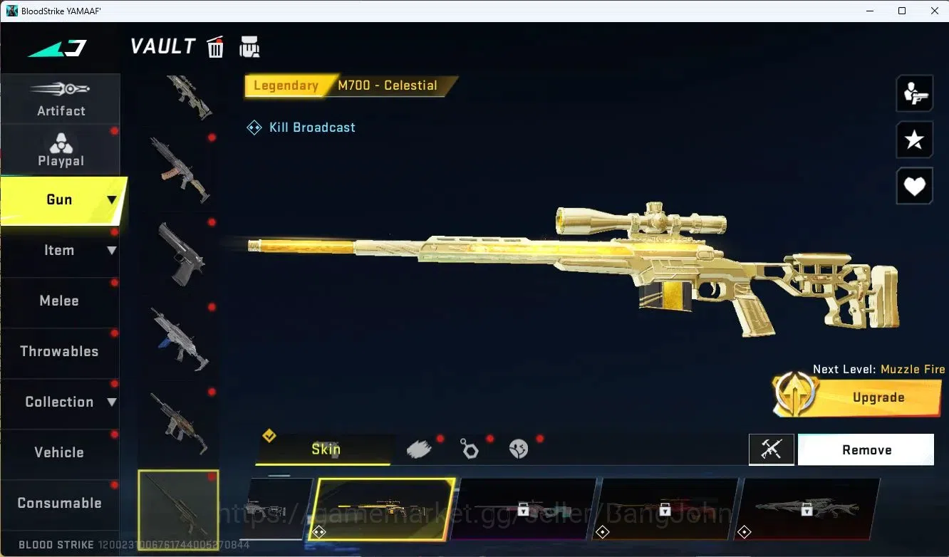 Blood Strike Accounts ASIA | 3 Collab Gun (EVA&7DS) | 4 Limited Gun | 11 image 10