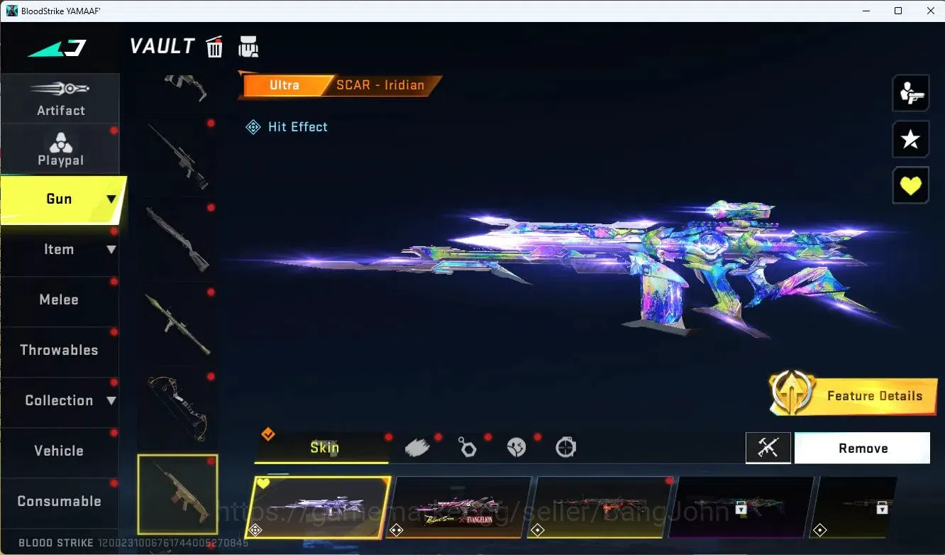 Blood Strike Accounts ASIA | 3 Collab Gun (EVA&7DS) | 4 Limited Gun | 11 image 13
