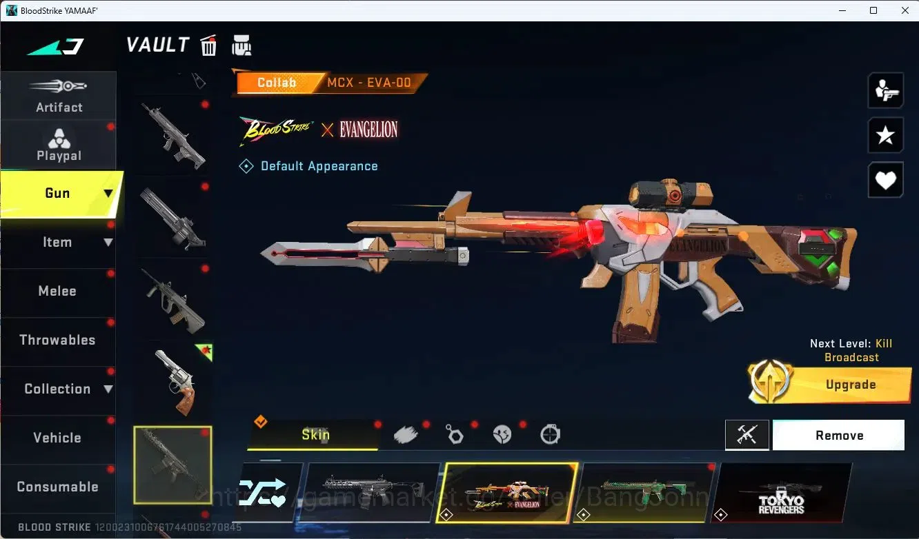 Blood Strike Accounts ASIA | 3 Collab Gun (EVA&7DS) | 4 Limited Gun | 11 image 17