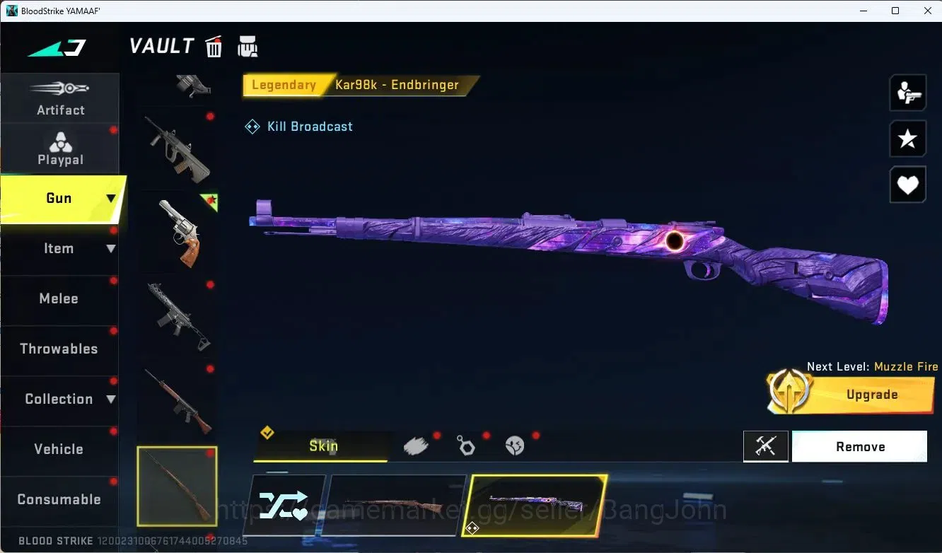 Blood Strike Accounts ASIA | 3 Collab Gun (EVA&7DS) | 4 Limited Gun | 11 image 19