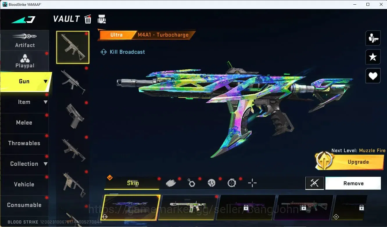 Blood Strike Accounts ASIA | 3 Collab Gun (EVA&7DS) | 4 Limited Gun | 11 image 2