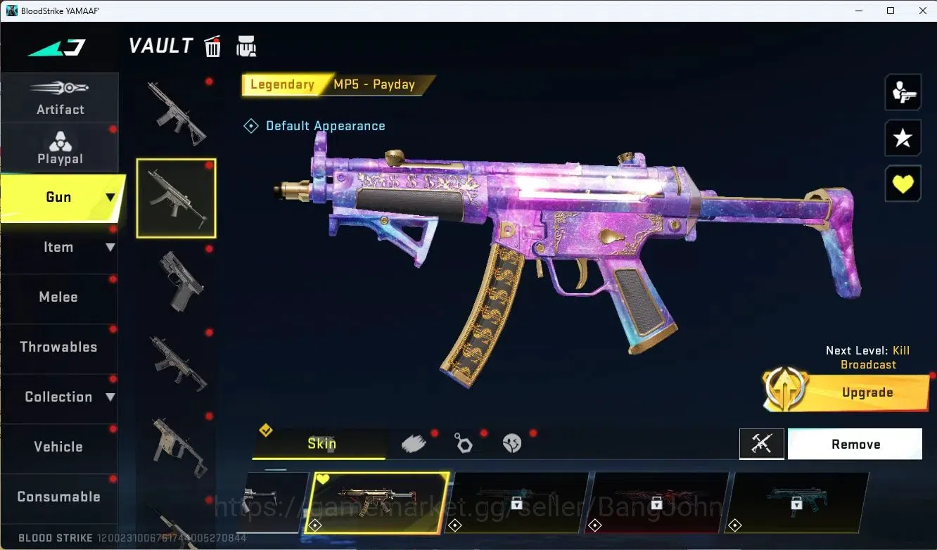 Blood Strike Accounts ASIA | 3 Collab Gun (EVA&7DS) | 4 Limited Gun | 11 image 3
