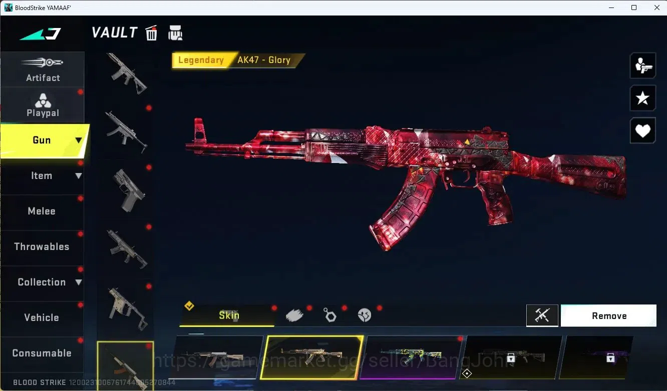 Blood Strike Accounts ASIA | 3 Collab Gun (EVA&7DS) | 4 Limited Gun | 11 image 6