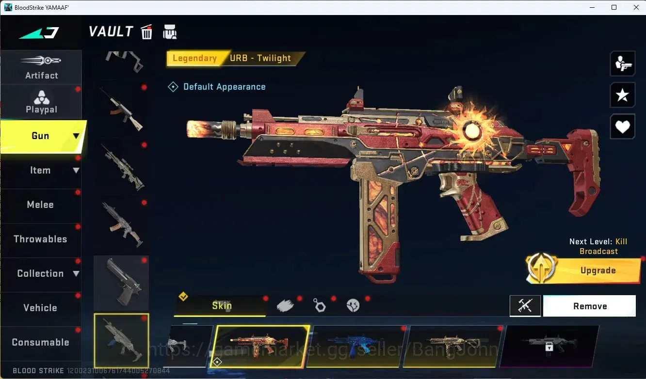Blood Strike Accounts ASIA | 3 Collab Gun (EVA&7DS) | 4 Limited Gun | 11 image 8