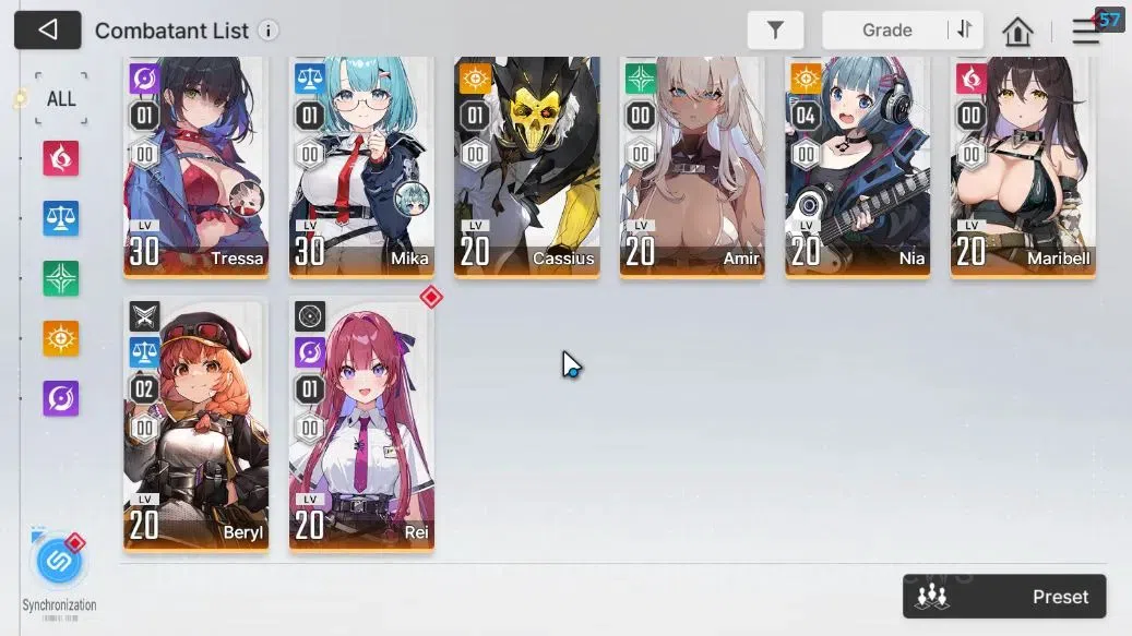Chaos Zero Nightmare Accounts GLOBAL Lv36|5 SSR[Heidemarie,Nine,Chizuru,Veronica image 4