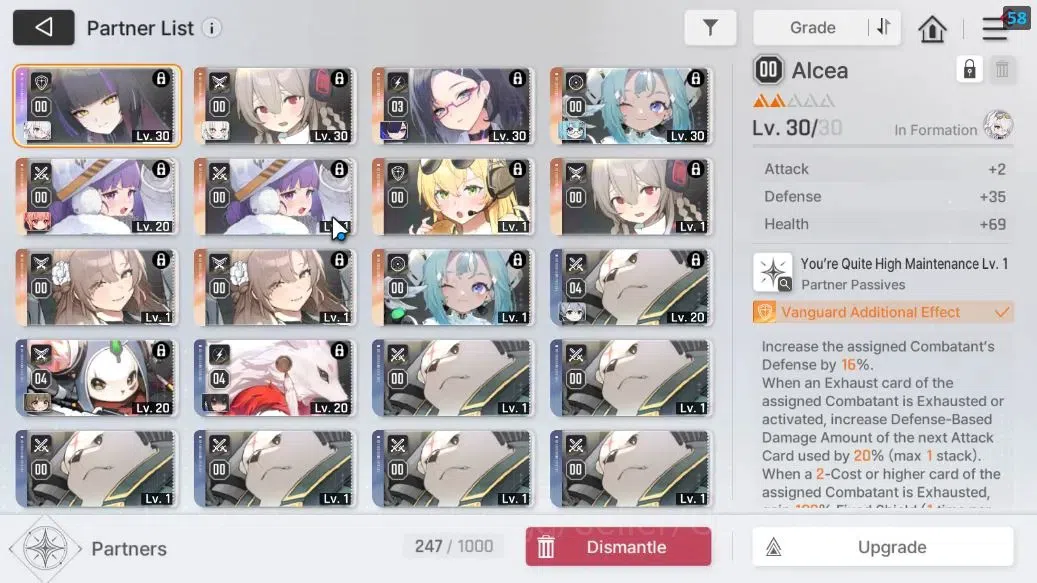 Chaos Zero Nightmare Accounts GLOBAL Lv36|5 SSR[Heidemarie,Nine,Chizuru,Veronica image 9