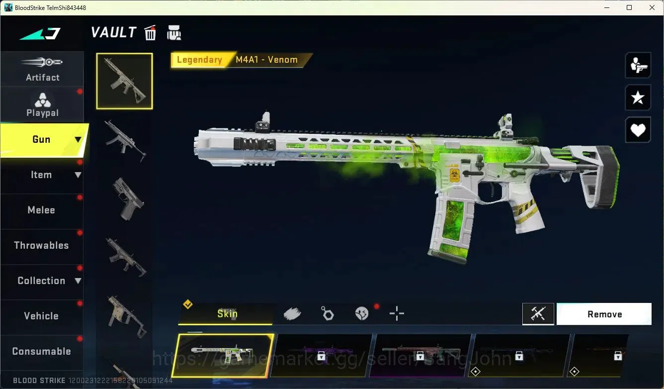 Blood Strike Accounts ASIA | Legendary M4A1-Venom | Legendary kAR98K-Sun image 15