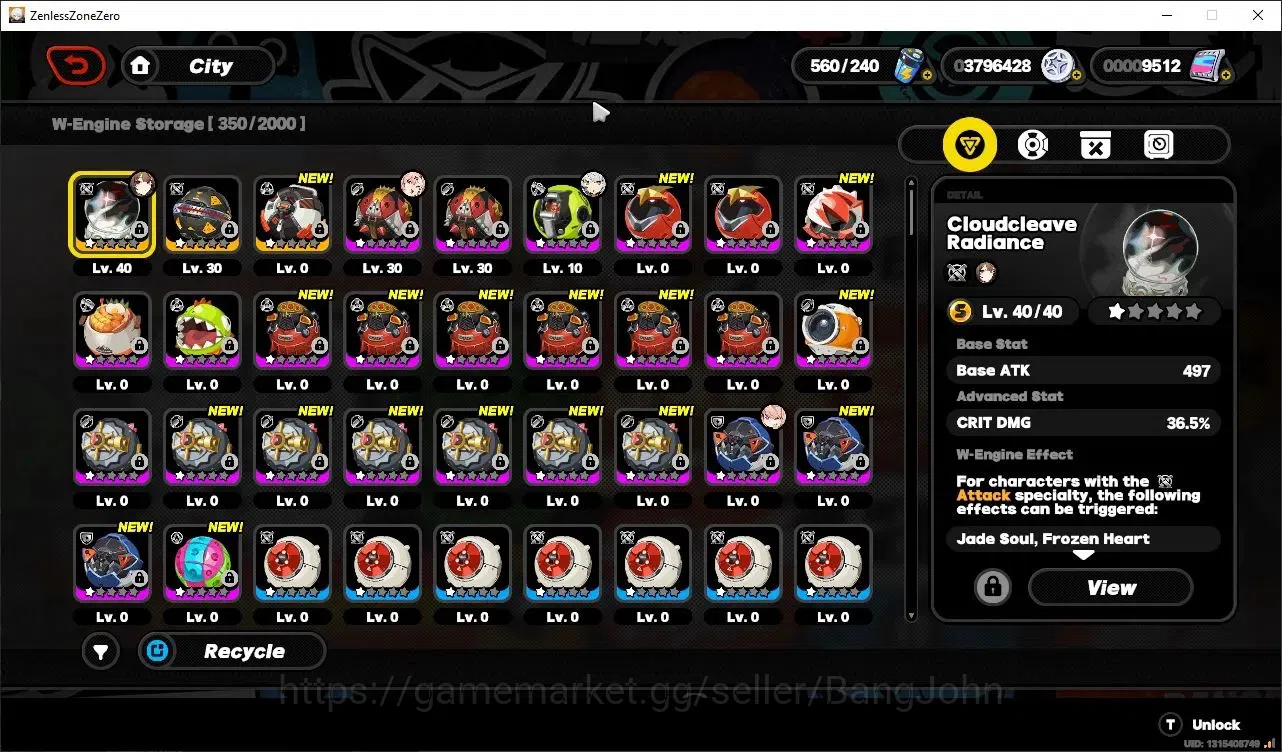 Zenless Zone Zero Accounts ASIA|2 Char Limited [(Pyrois + Sign), Ye Shunguang image 12