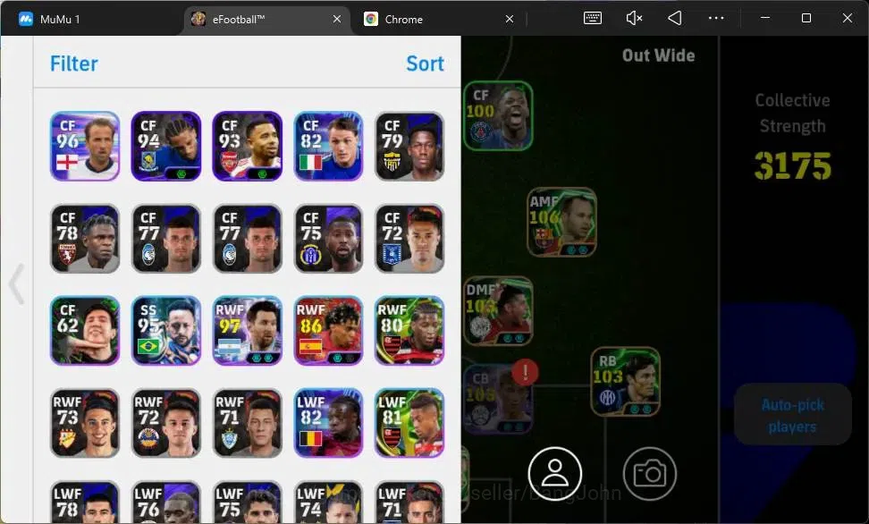 eFootball Accounts Mobile|PW 3175|Bigtime Ibrahimović|Epic Gerrard,Se image 2