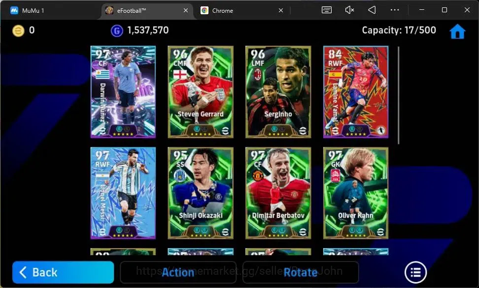 eFootball Accounts Mobile|PW 3175|Bigtime Ibrahimović|Epic Gerrard,Se image 3
