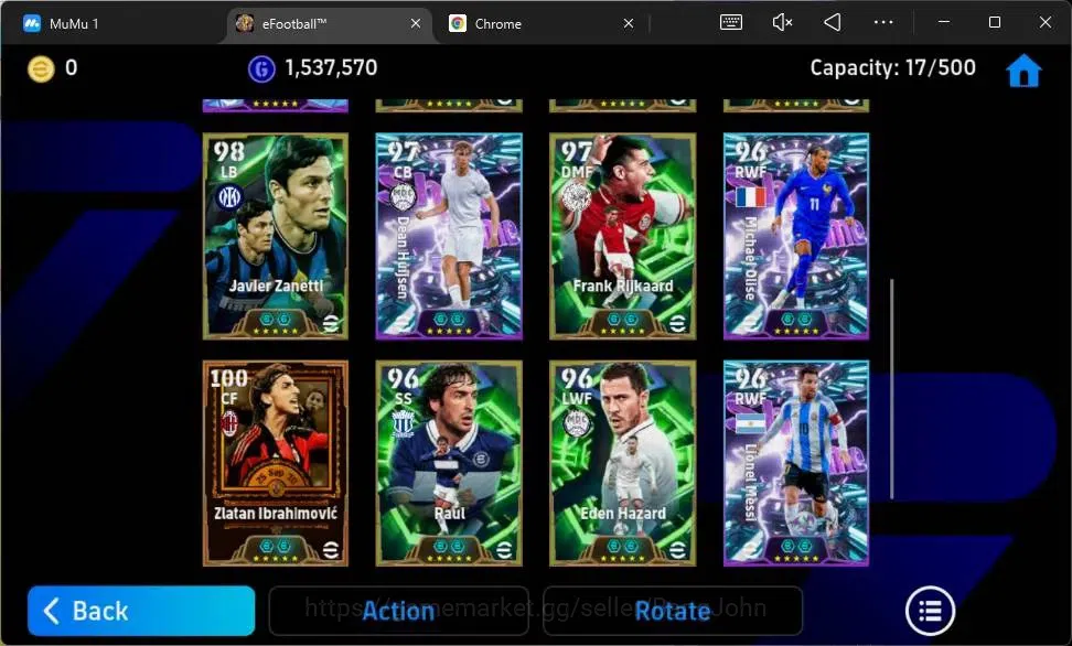 eFootball Accounts Mobile|PW 3175|Bigtime Ibrahimović|Epic Gerrard,Se image 4