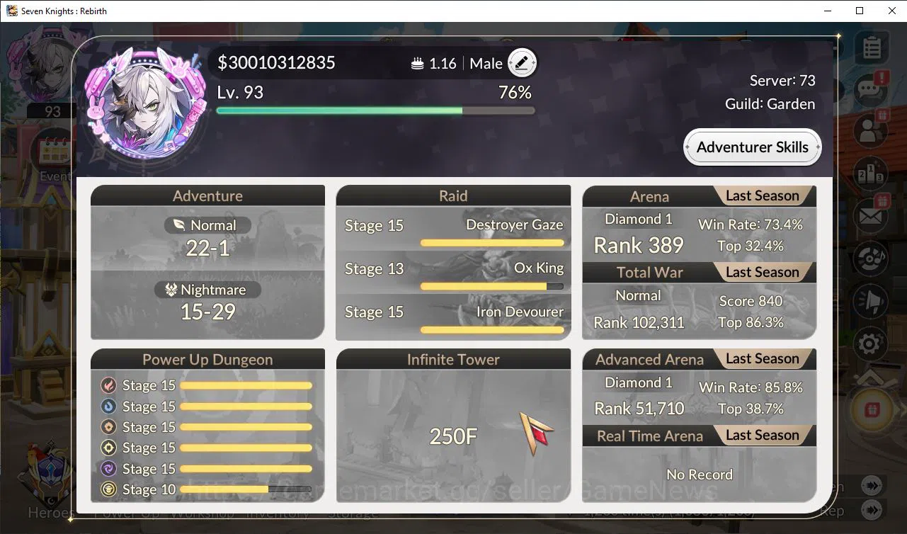Seven Knights Re:Birth Accounts Global SEA|2 Ex-7k[FaiTC2,Juri]+15TC6[Freyja,Kyle, image 14