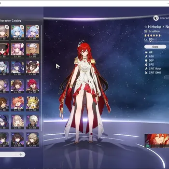 Honkai Star Rail Accounts Others Asia|TL 68|7 Limited (Himeko Nova E2,Robin Summeretto E2,Hyacine E1,Cerydra,Archer)+Sign