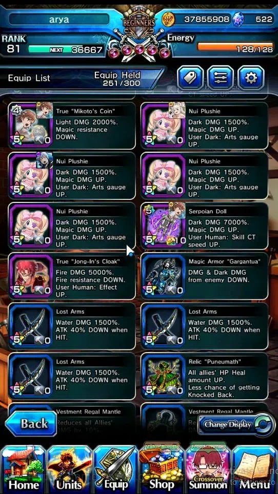 Grand Summoners Accounts Global|Rank 81|522 cc|20 Ascend|Choi Jong-InTW,DL image 12