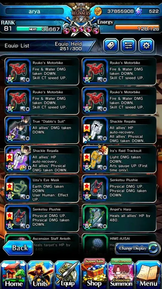 Grand Summoners Accounts Global|Rank 81|522 cc|20 Ascend|Choi Jong-InTW,DL image 14