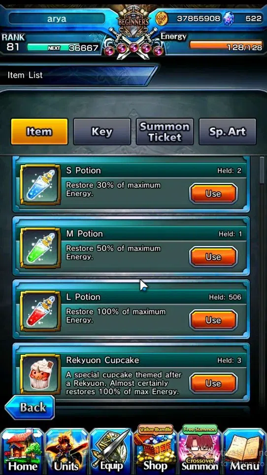 Grand Summoners Accounts Global|Rank 81|522 cc|20 Ascend|Choi Jong-InTW,DL image 18