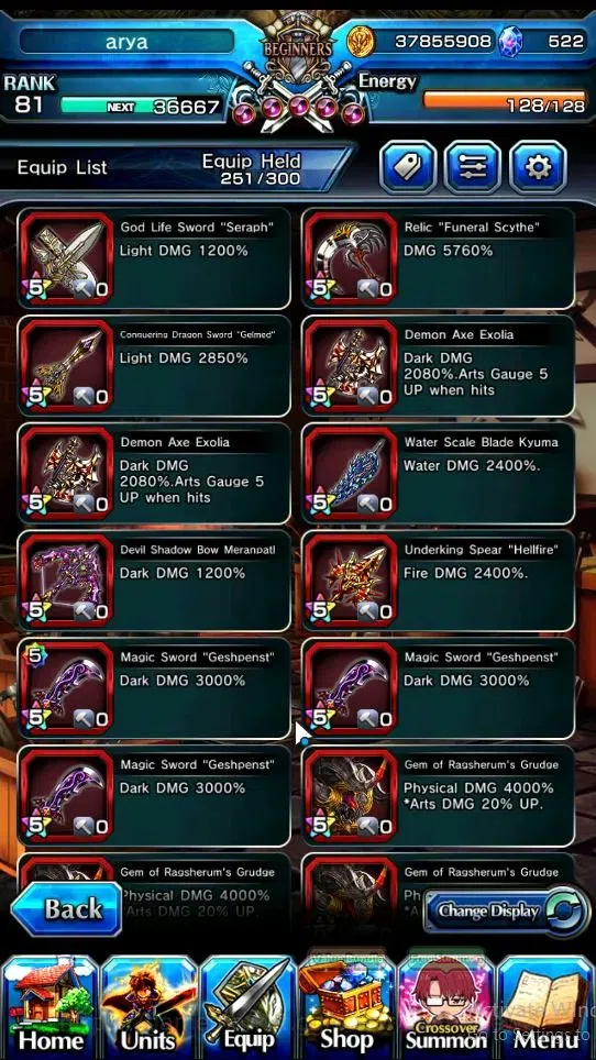 Grand Summoners Accounts Global|Rank 81|522 cc|20 Ascend|Choi Jong-InTW,DL image 5