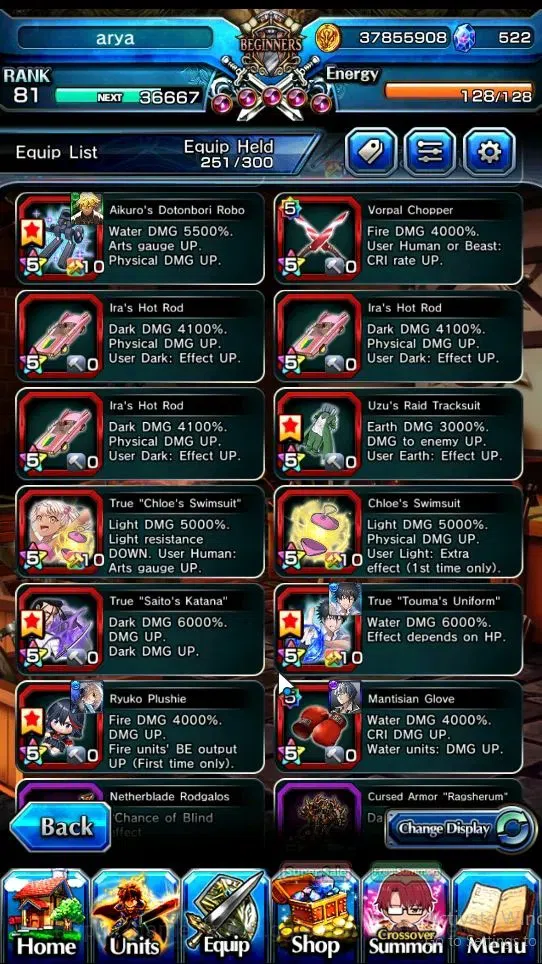 Grand Summoners Accounts Global|Rank 81|522 cc|20 Ascend|Choi Jong-InTW,DL image 8