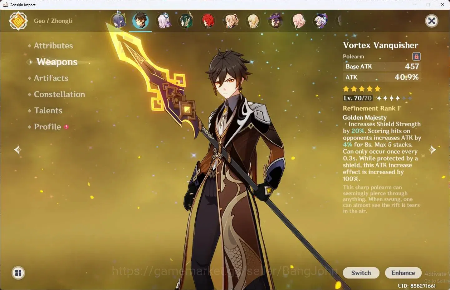 Genshin Impact Accounts ASIA | AR 58|7 Limit+3 Sign|NeuvilletteC6,Mavuika, image 6