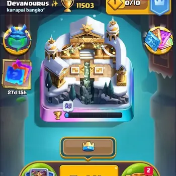 Clash Royale Accounts High-End Trophy 11503|CL 1580|KTL 15|122 Cards|1 Max|8 Champ|5 Hero|12 Evo|Arena 28|1883 Gems + 27K