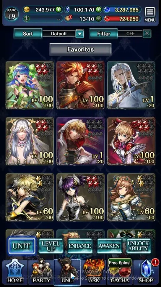 Last Cloudia Accounts Endgame GLOBAL|Rank 19|100k Crystal|Collab BraveFrontier (G Tilith,FG Vargas)+Top Tier(Telestio,G 1