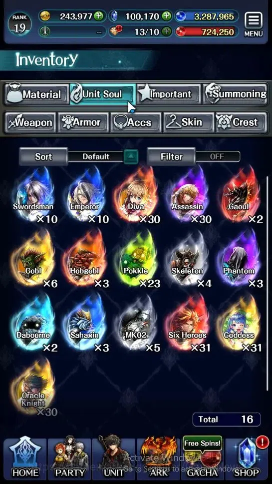 Last Cloudia Accounts Endgame GLOBAL|Rank 19|100k Crystal|Collab BraveFrontier (G Tilith,FG Vargas)+Top Tier(Telestio,G 10